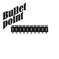 Гвозди для монтажного пистолета 3,05x17 мм, EG bullet point 1000 шт. TOUA картинка